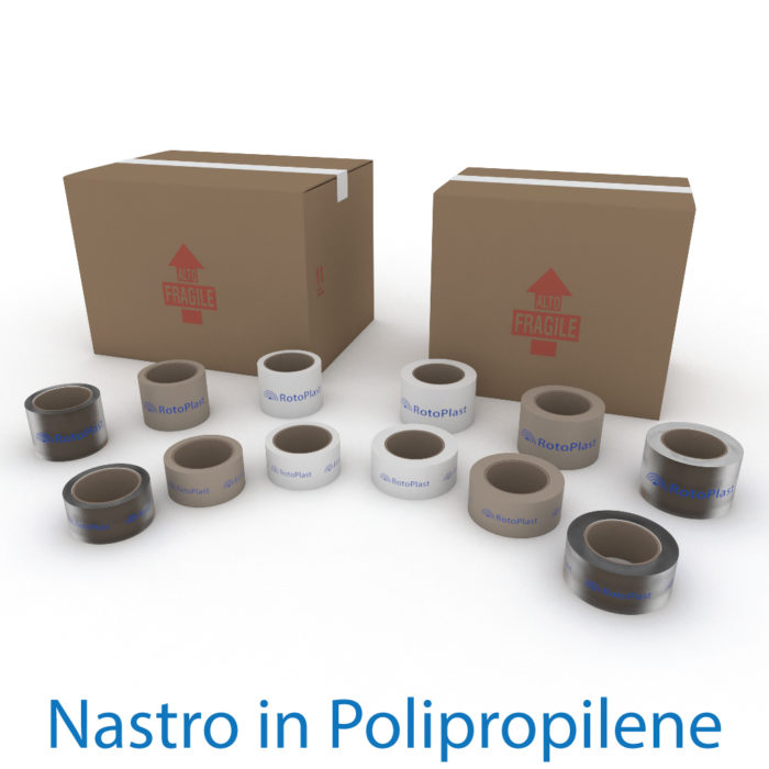 Nastri adesivi personalizzati in Polipropilene